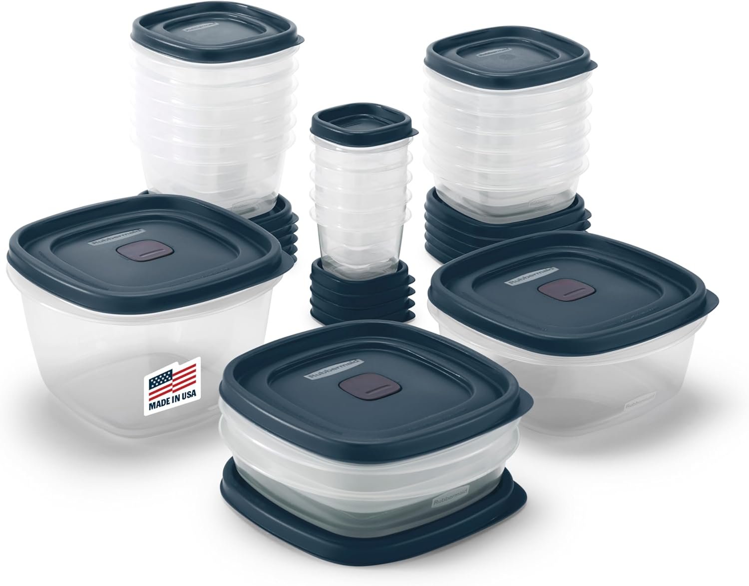 Rubbermaid modular airtight food storage set